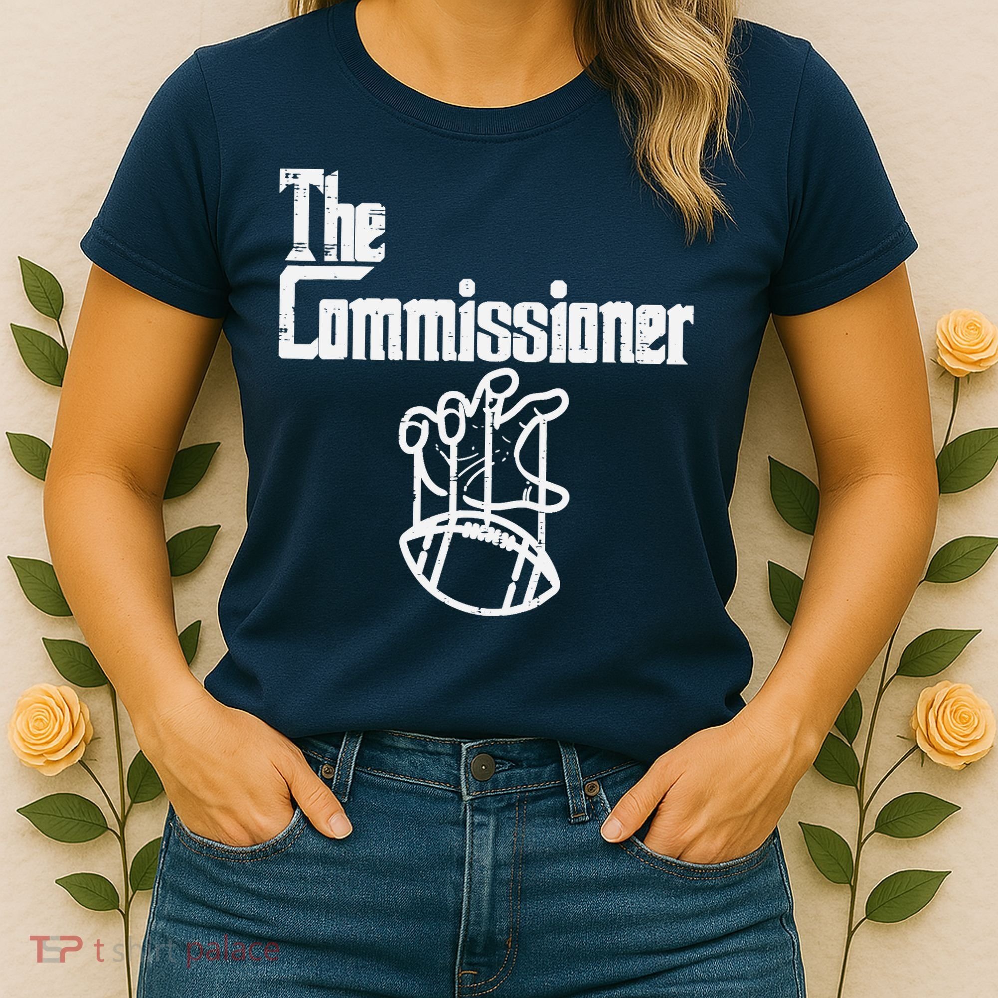 The Commissioner Fantasy Football Commish FFL Women's T-Shirt