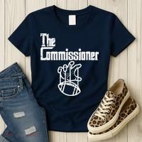 The Commissioner Fantasy Football Commish FFL Women's T-Shirt thumb 3