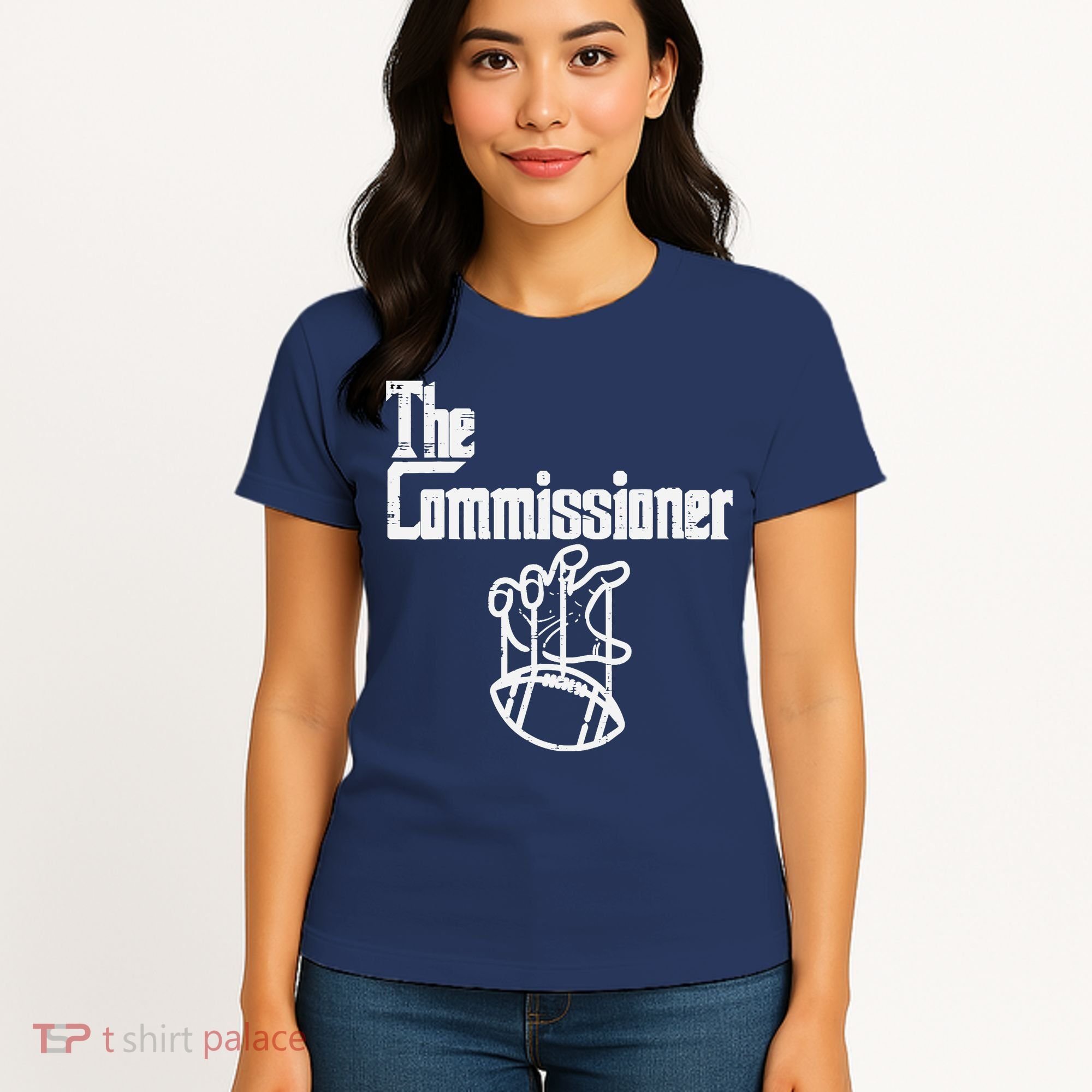 The Commissioner Fantasy Football Commish FFL Women's T-Shirt