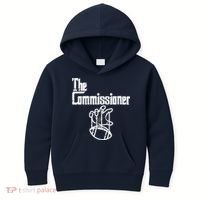 The Commissioner Fantasy Football Commish FFL Kids Hoodie thumb 0