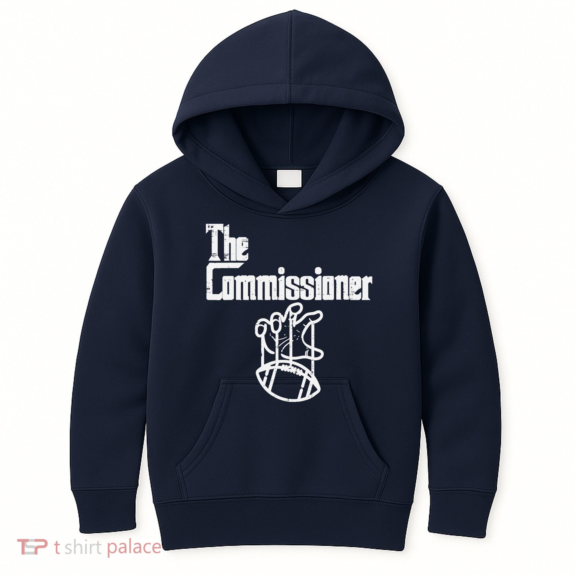 The Commissioner Fantasy Football Commish FFL Kids Hoodie