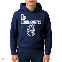 The Commissioner Fantasy Football Commish FFL Kids Hoodie thumb 4