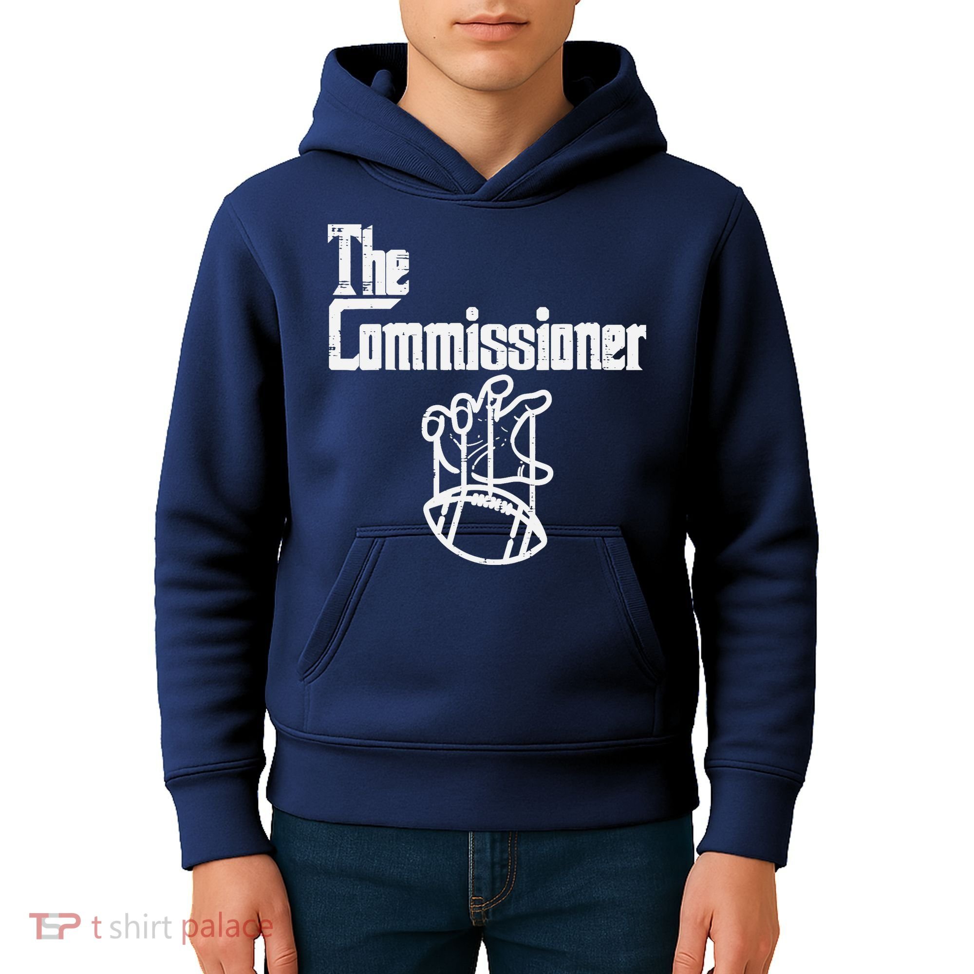The Commissioner Fantasy Football Commish FFL Kids Hoodie