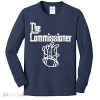 The Commissioner Fantasy Football Commish FFL Kids Long Sleeve Shirt thumb 0