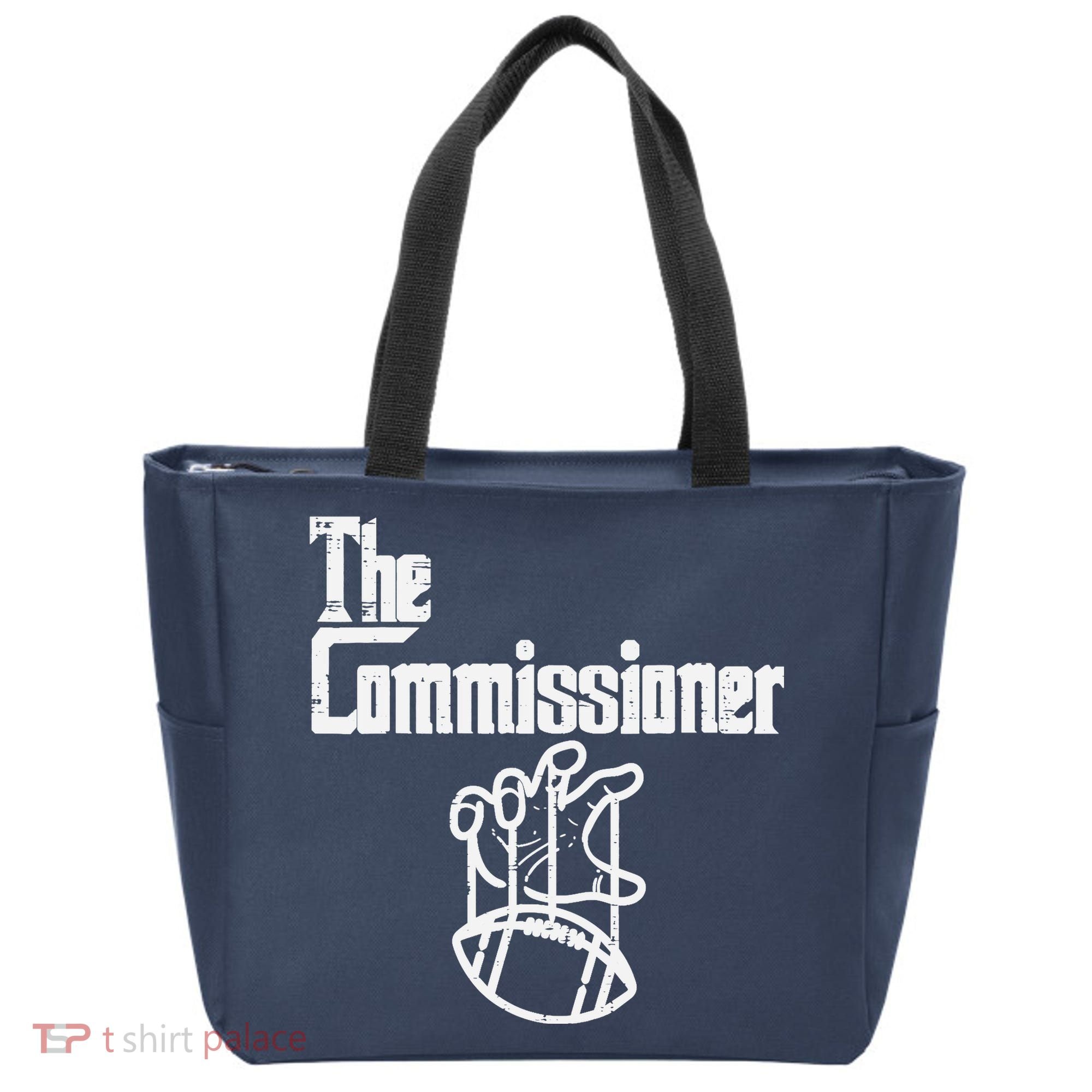 The Commissioner Fantasy Football Commish FFL Tote Bag