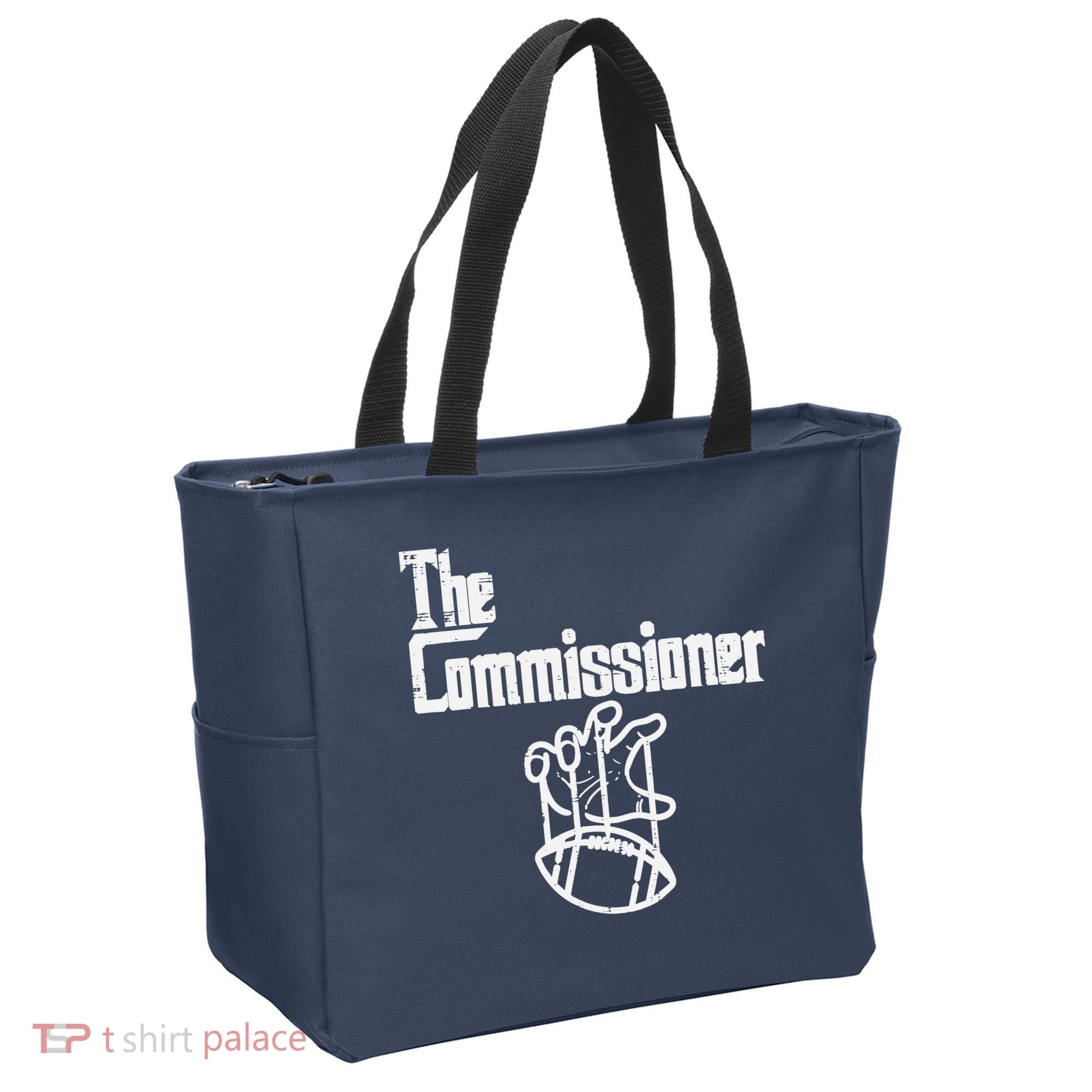 The Commissioner Fantasy Football Commish FFL Tote Bag