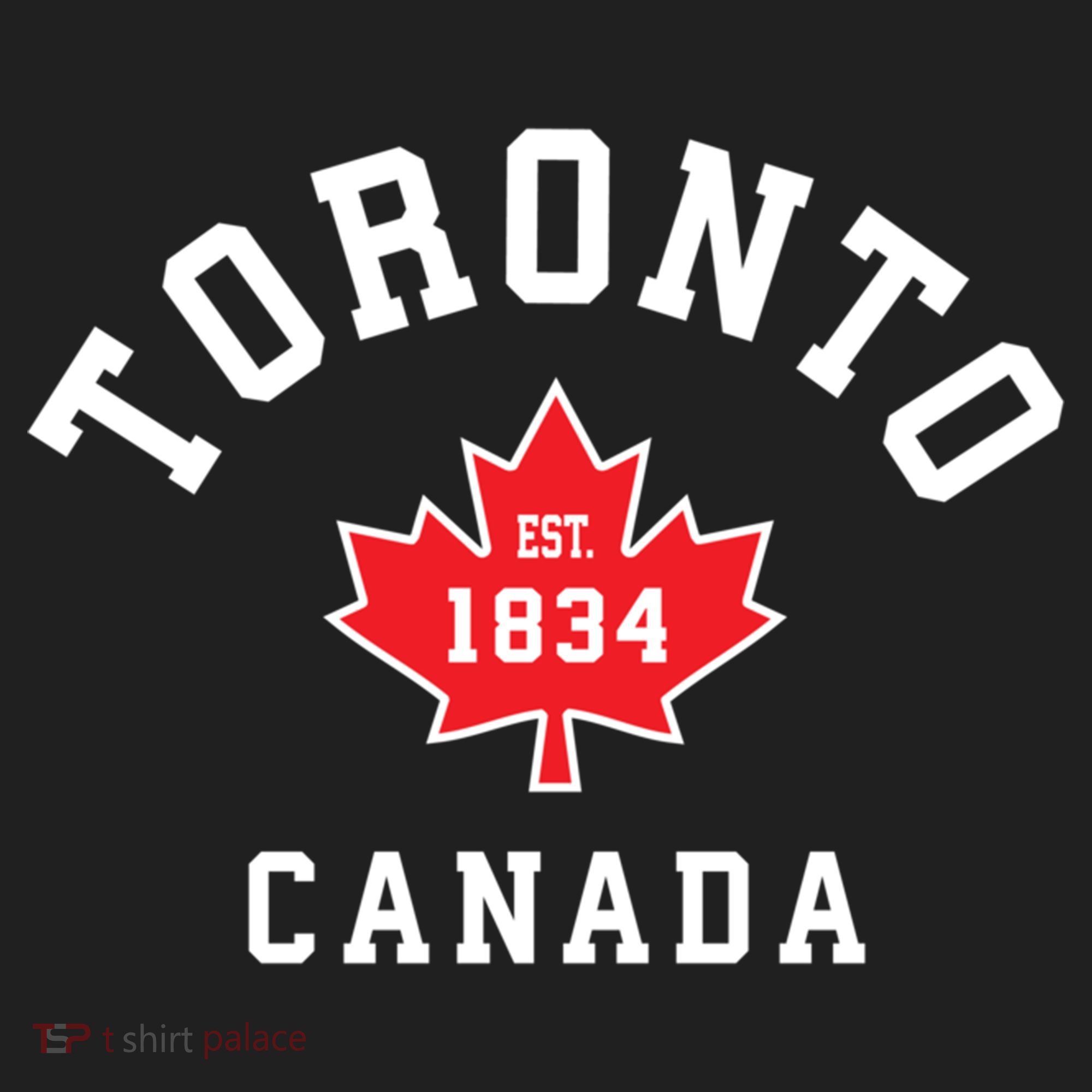 Toronto Canada Funny Gift Canadian Flag Maple Leaf Gift Women's Sweatshirt