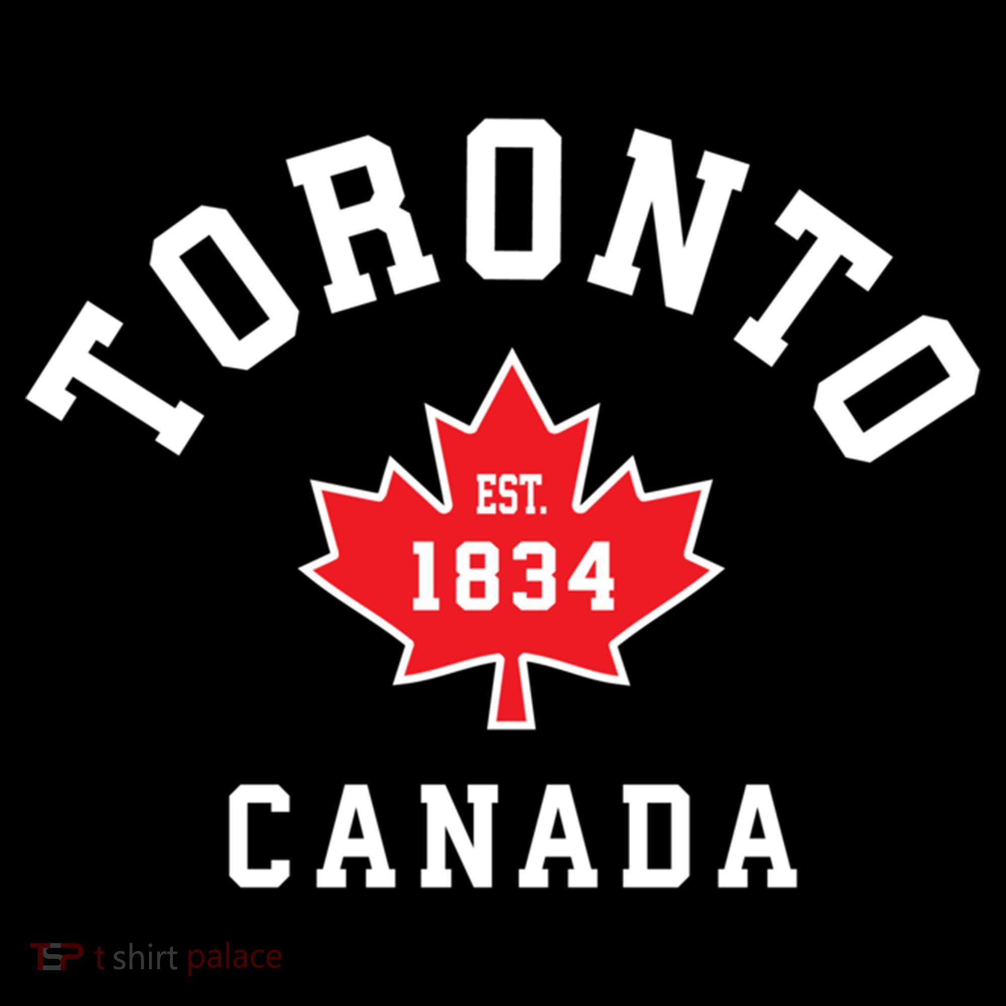 Toronto Canada Funny Gift Canadian Flag Maple Leaf Gift Women's Hoodie