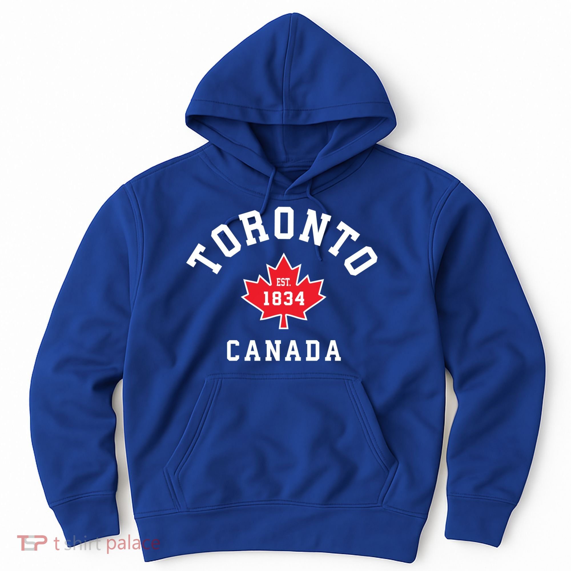 Toronto Canada Funny Gift Canadian Flag Maple Leaf Gift Hoodie