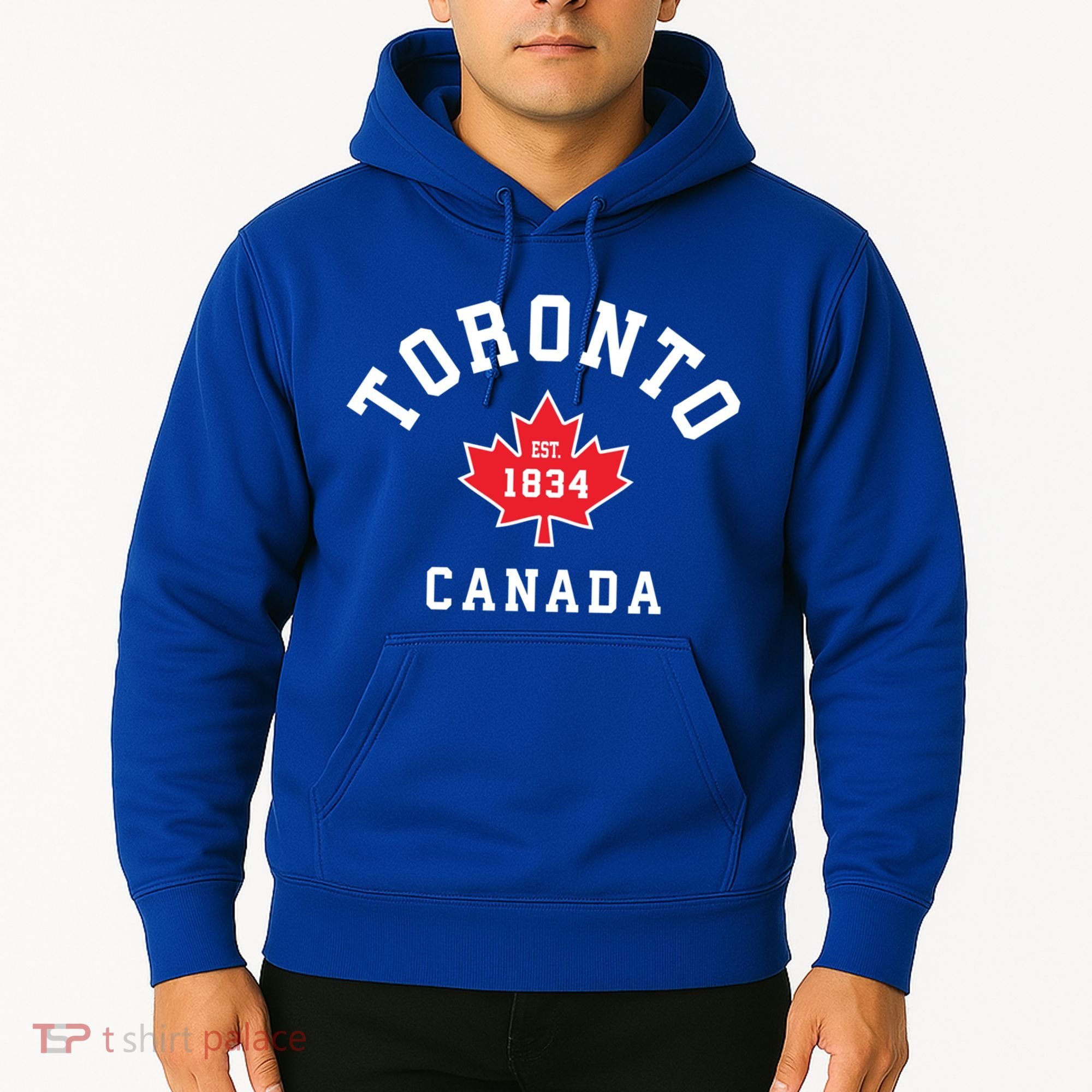 Toronto Canada Funny Gift Canadian Flag Maple Leaf Gift Hoodie
