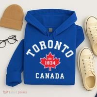 Toronto Canada Funny Gift Canadian Flag Maple Leaf Gift Hoodie thumb 4