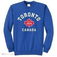 Toronto Canada Funny Gift Canadian Flag Maple Leaf Gift Sweatshirt thumb 0