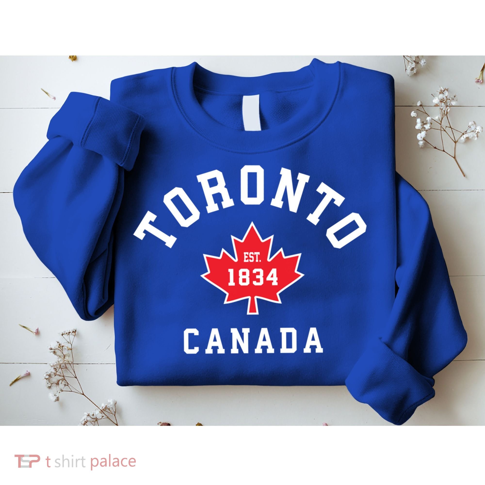 Toronto Canada Funny Gift Canadian Flag Maple Leaf Gift Sweatshirt