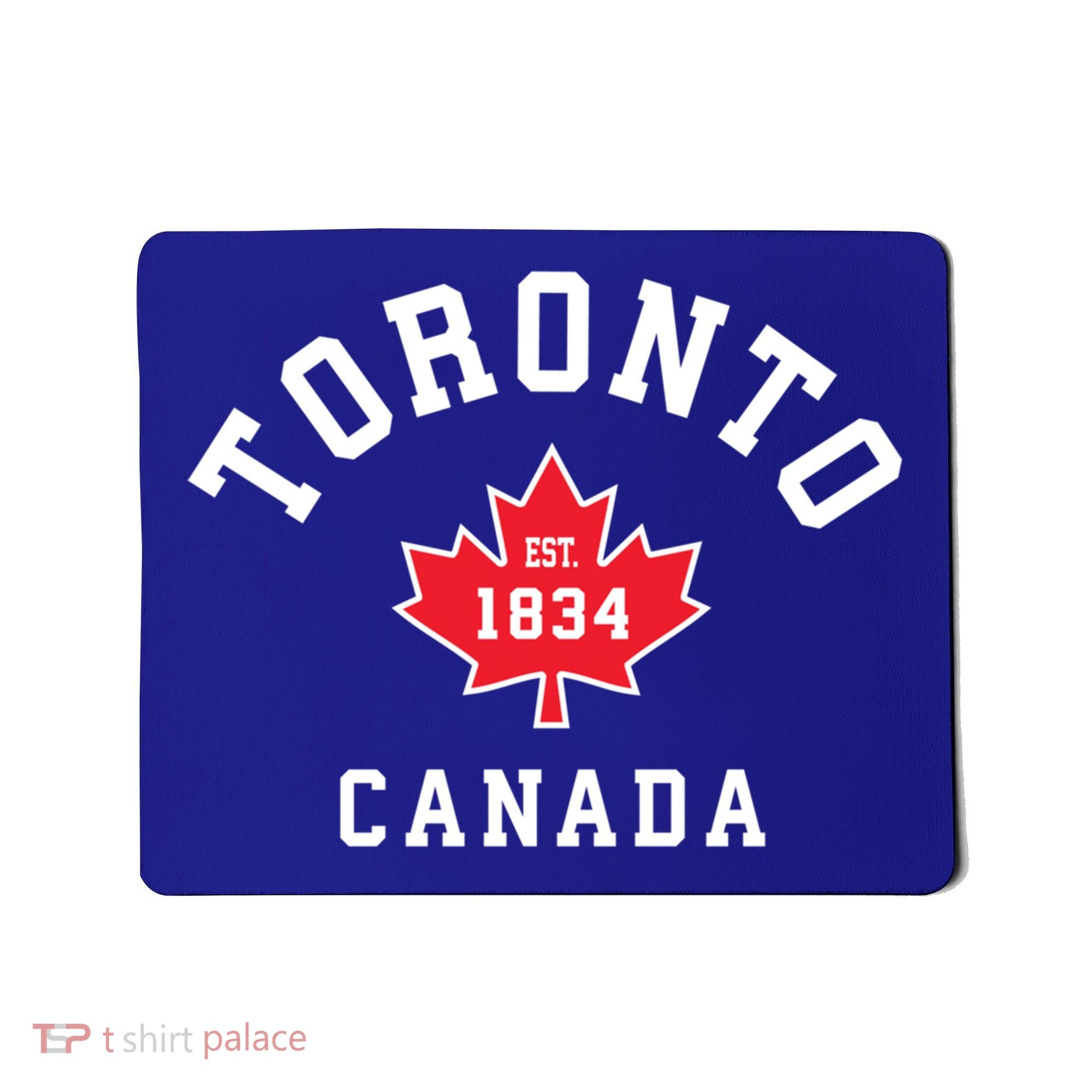 Toronto Canada Funny Gift Canadian Flag Maple Leaf Gift Mousepad