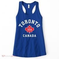 Toronto Canada Funny Gift Canadian Flag Maple Leaf Gift Women's Tank Top thumb 0