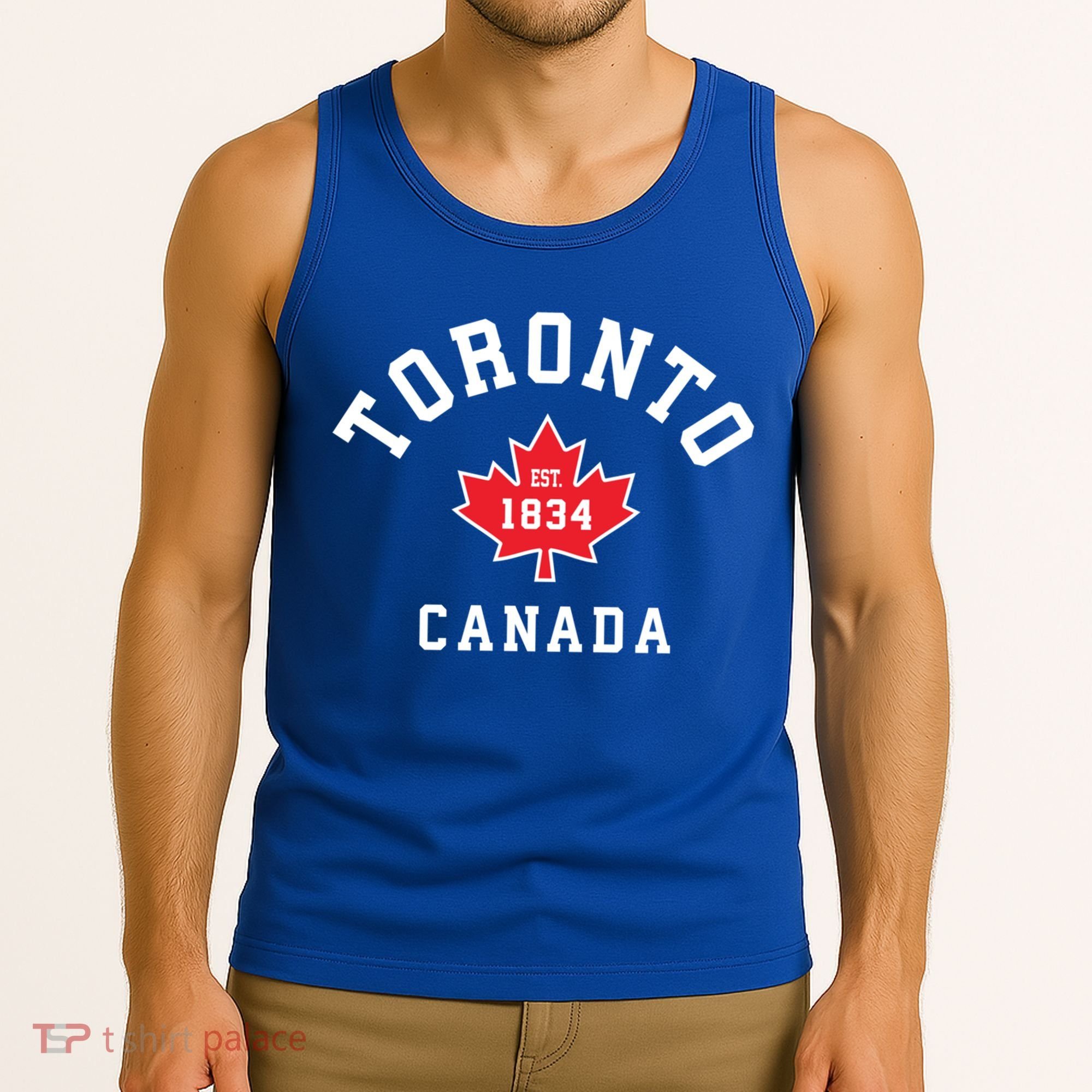 Toronto Canada Funny Gift Canadian Flag Maple Leaf Gift Tank Top