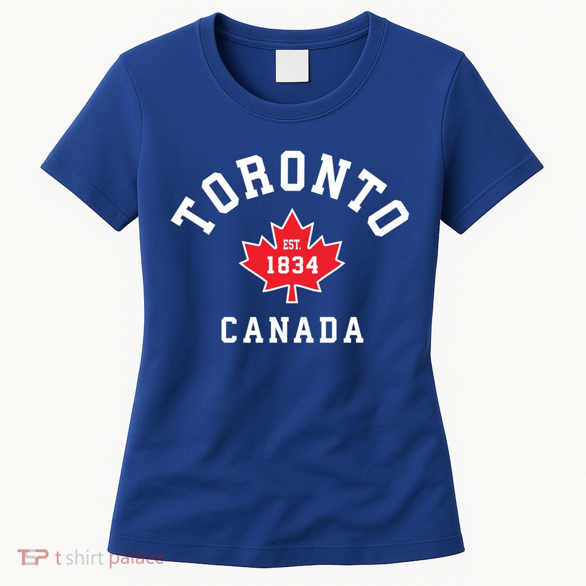 Toronto Canada Funny Gift Canadian Flag Maple Leaf Gift Women's T-Shirt