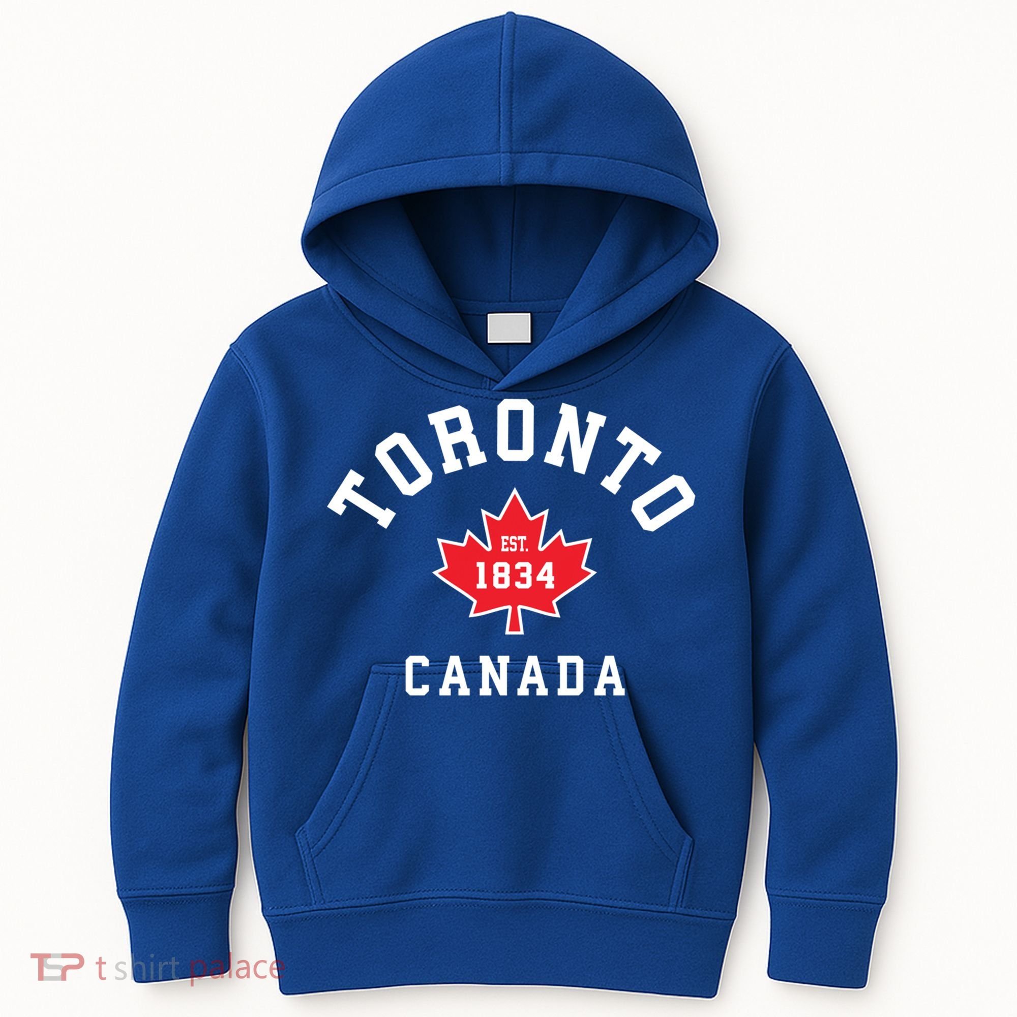 Toronto Canada Funny Gift Canadian Flag Maple Leaf Gift Kids Hoodie