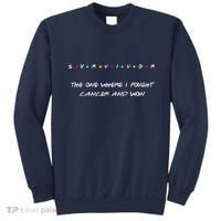 Thyroid Cancer Fight Warrior Thyroid Ribbon Awareness Sweatshirt thumb 0
