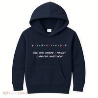 Thyroid Cancer Fight Warrior Thyroid Ribbon Awareness Kids Hoodie thumb 0