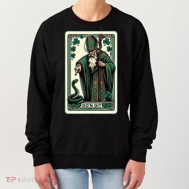 Tarot Card Funny St Patricks Day Gon Git St Patrick Women's Sweatshirt
