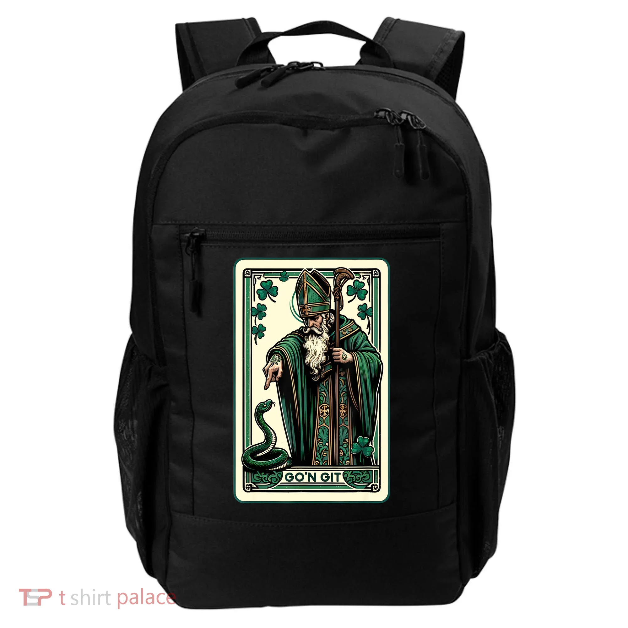 Tarot Card Funny St Patricks Day Gon Git St Patrick Backpack