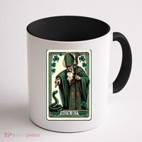Tarot Card Funny St Patricks Day Gon Git St Patrick Coffee Mug thumb 1