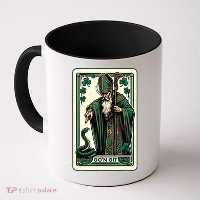 Tarot Card Funny St Patricks Day Gon Git St Patrick Coffee Mug