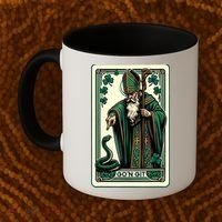 Tarot Card Funny St Patricks Day Gon Git St Patrick Coffee Mug thumb 2