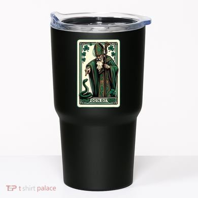 Tarot Card Funny St Patricks Day Gon Git St Patrick Tumbler