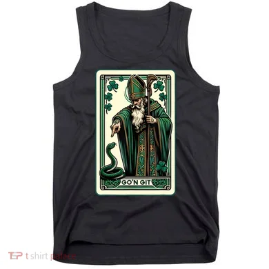 Tarot Card Funny St Patricks Day Gon Git St Patrick Tank Top