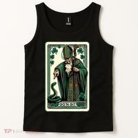 Tarot Card Funny St Patricks Day Gon Git St Patrick Tank Top thumb 2