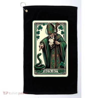 Tarot Card Funny St Patricks Day Gon Git St Patrick Golf Towel