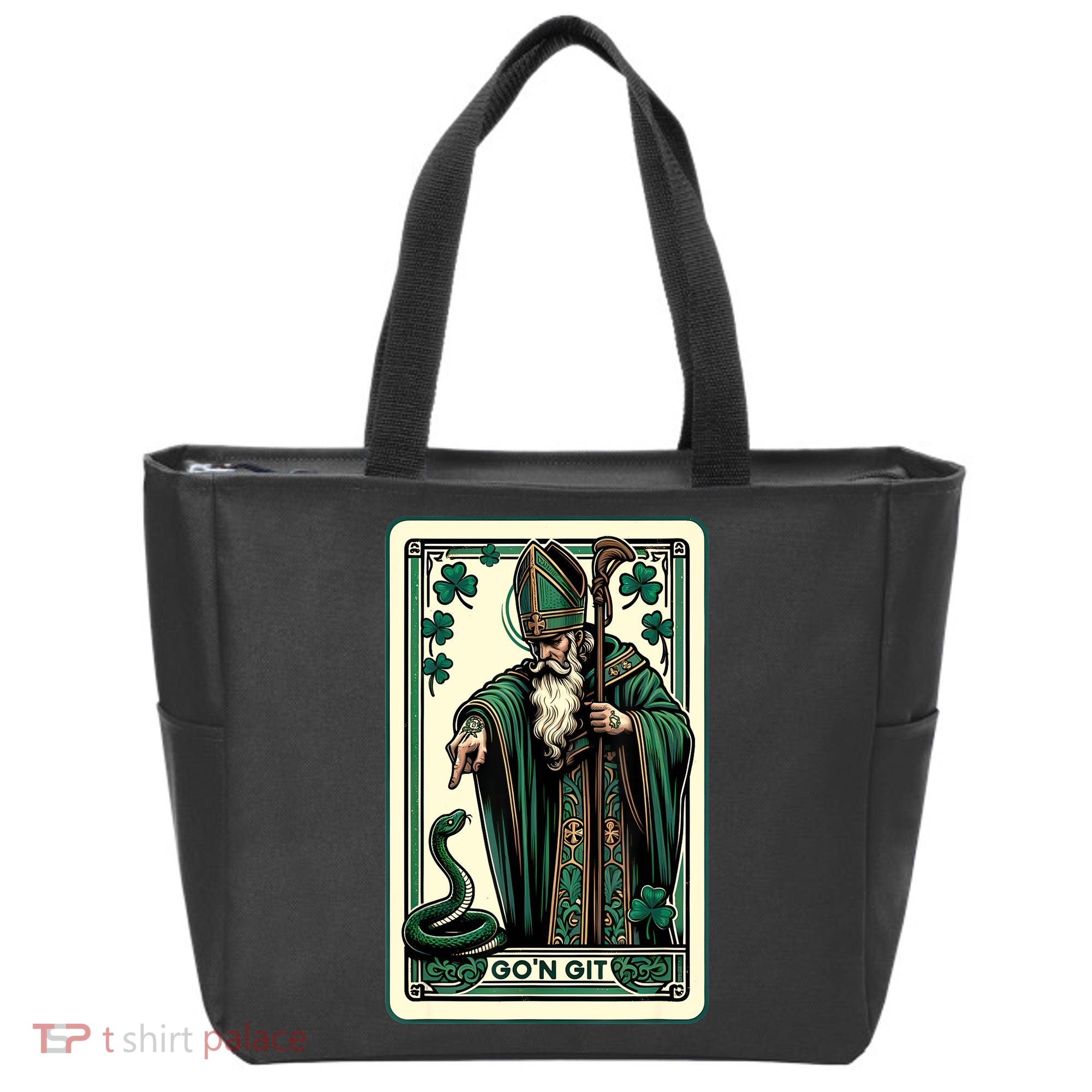 Tarot Card Funny St Patricks Day Gon Git St Patrick Bag