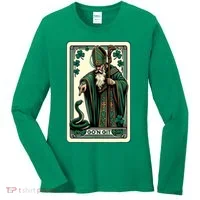 Tarot Card Funny St Patricks Day Gon Git St Patrick Women's Long Sleeve Shirt thumb 0