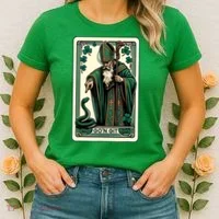 Tarot Card Funny St Patricks Day Gon Git St Patrick Women's T-Shirt thumb 2