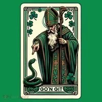 Tarot Card Funny St Patricks Day Gon Git St Patrick Women's T-Shirt thumb 6