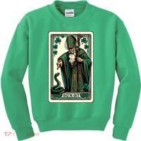 Tarot Card Funny St Patricks Day Gon Git St Patrick Kids Sweatshirt thumb 0