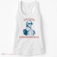 Too Cool For British Rule Funny Patrotic Women's Tank Top thumb 0