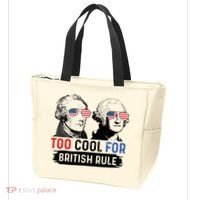 Too Cool For British Rule Hamilton Washington July 4th Tote Bag thumb 3
