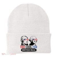 Too Cool For British Rule Hamilton Washington July 4th Beanie thumb 0