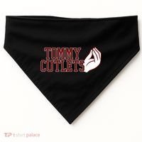 Tommy Cutlets Football Quarterback Italian Hand USA-Made Doggie Bandana thumb 0