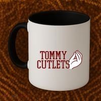 Tommy Cutlets Football Quarterback Italian Hand Coffee Mug thumb 2