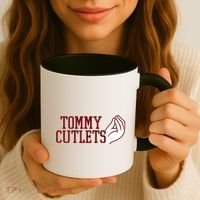 Tommy Cutlets Football Quarterback Italian Hand Coffee Mug thumb 3
