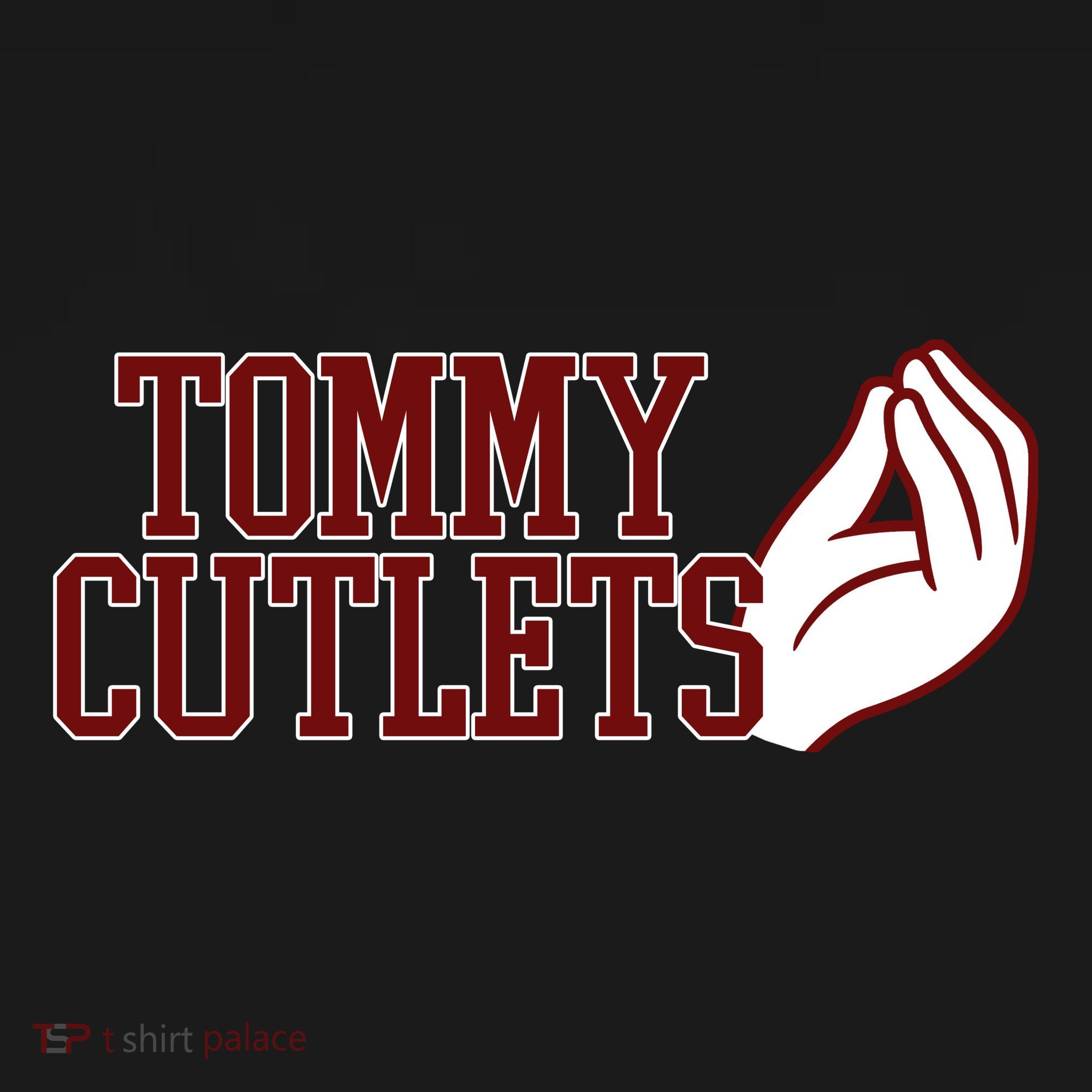 Tommy Cutlets Football Quarterback Italian Hand Mousepad