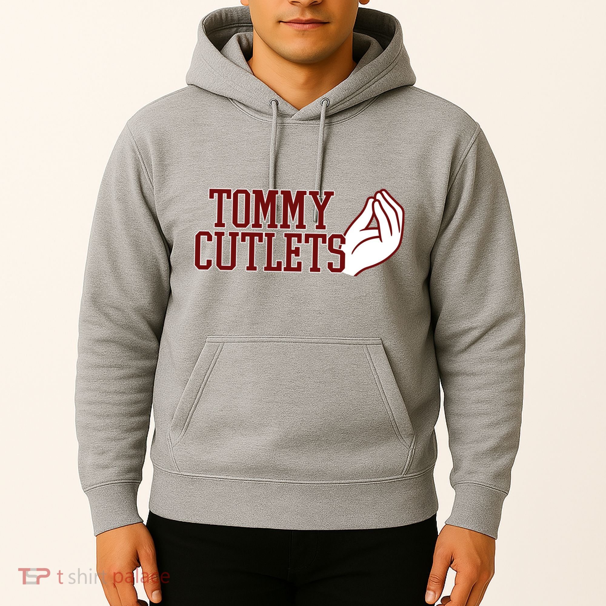 Tommy Cutlets Football Quarterback Italian Hand Hoodie
