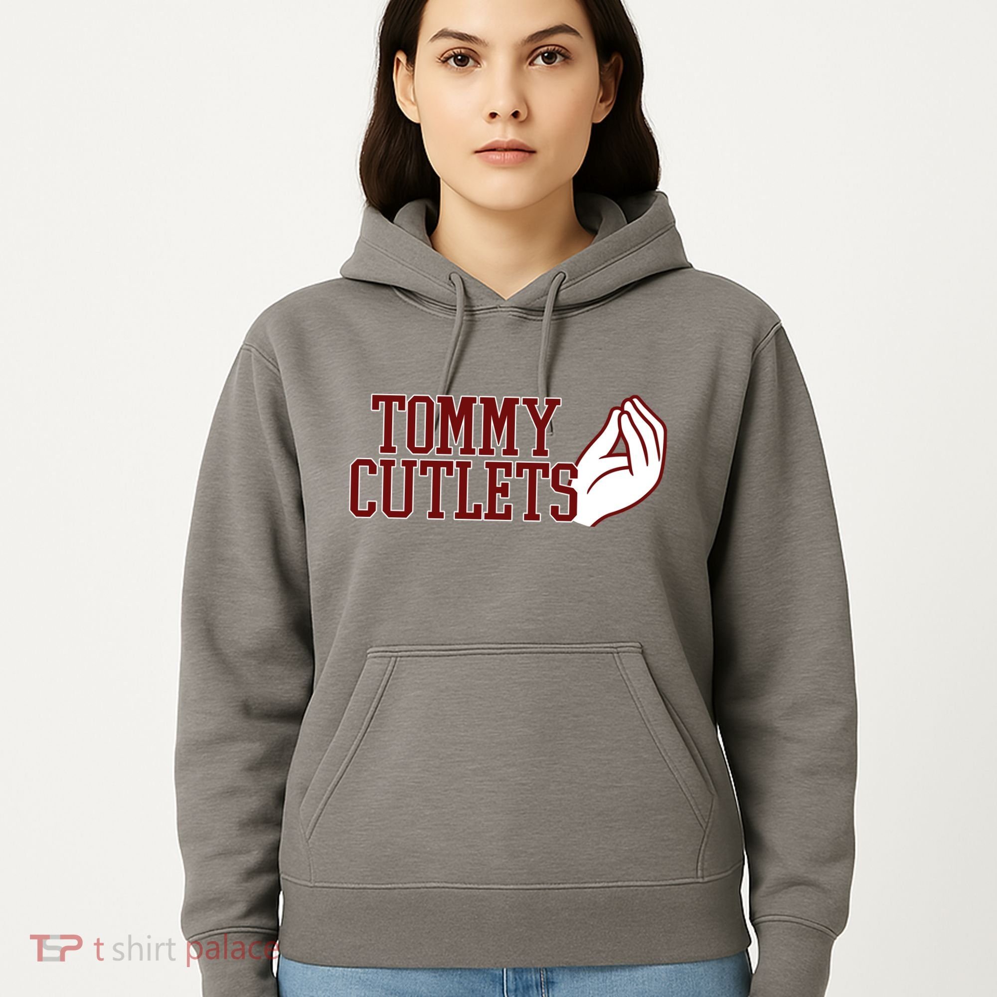 Tommy Cutlets Football Quarterback Italian Hand Hoodie