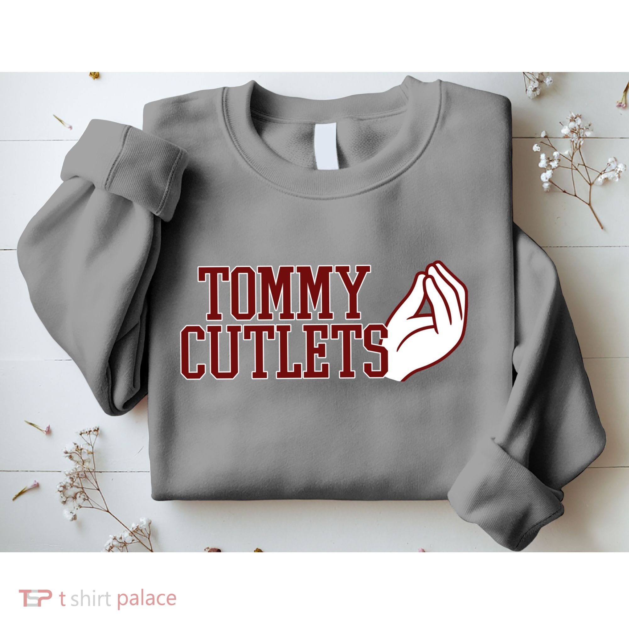 Tommy Cutlets Football Quarterback Italian Hand Sweatshirt