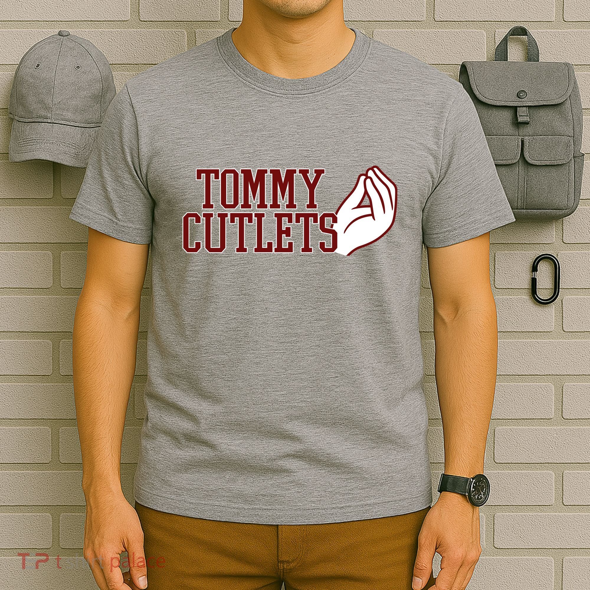 Tommy Cutlets Football Quarterback Italian Hand T-Shirt