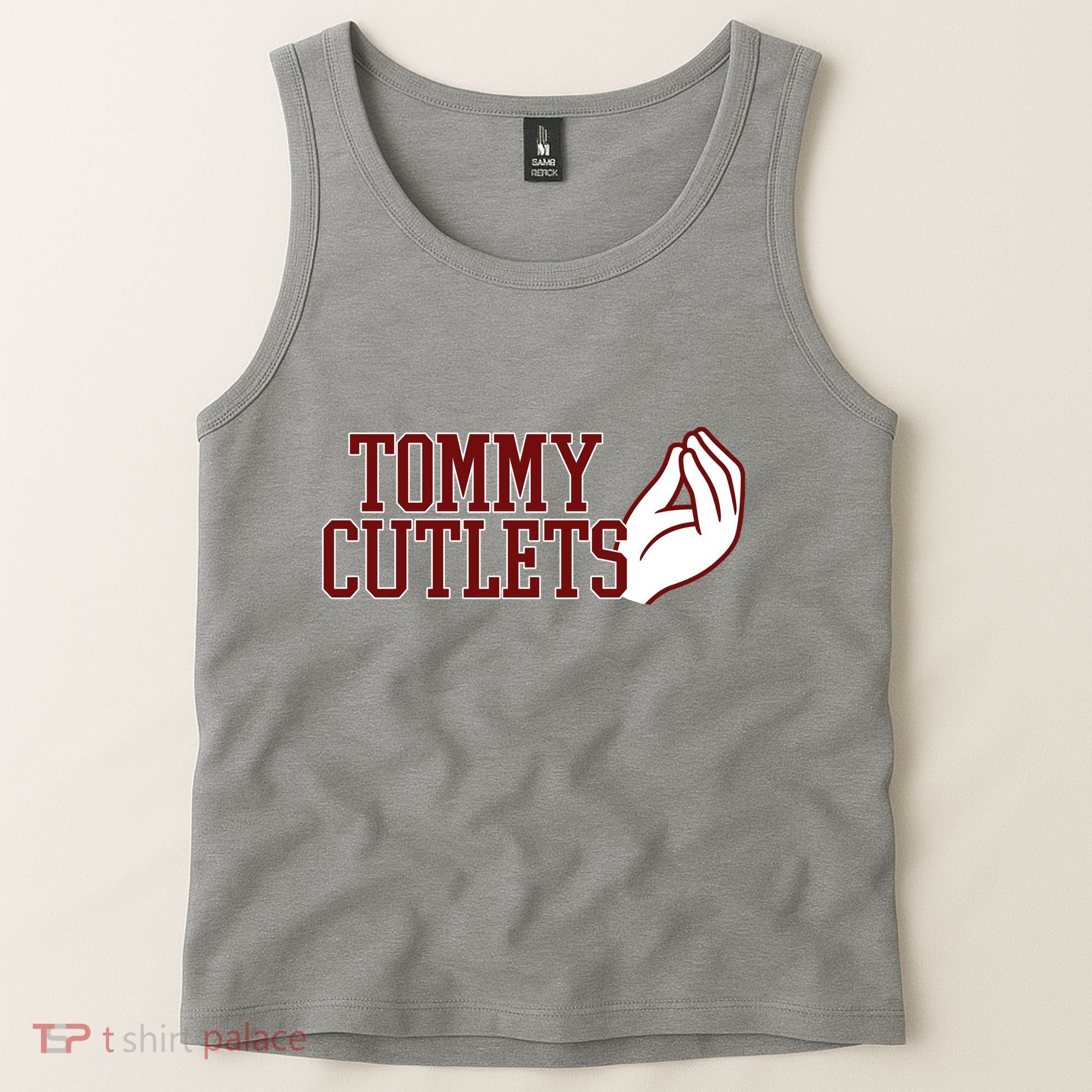 Tommy Cutlets Football Quarterback Italian Hand Tank Top